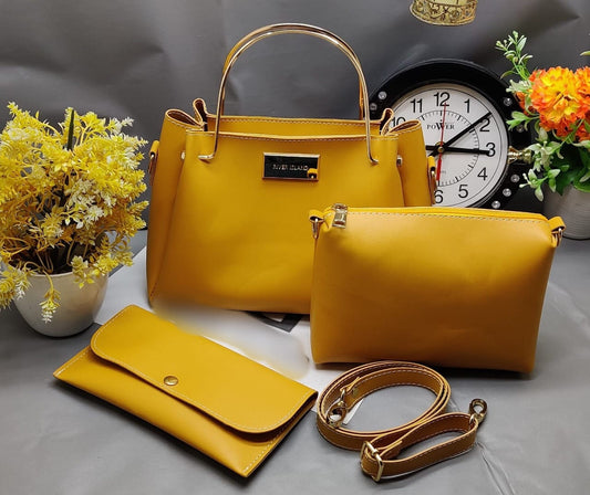 Chic Carry (Yellow/Mustard) Set of 3